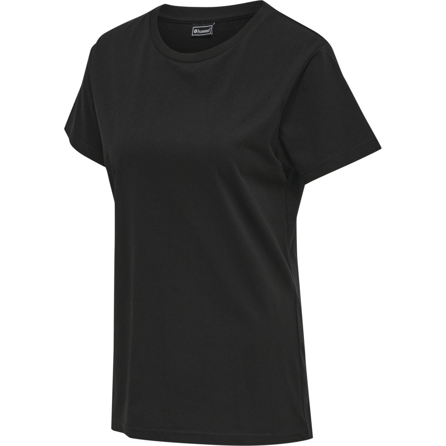 hmlRED BASIC T-SHIRT S/S WOMAN, BLACK, packshot