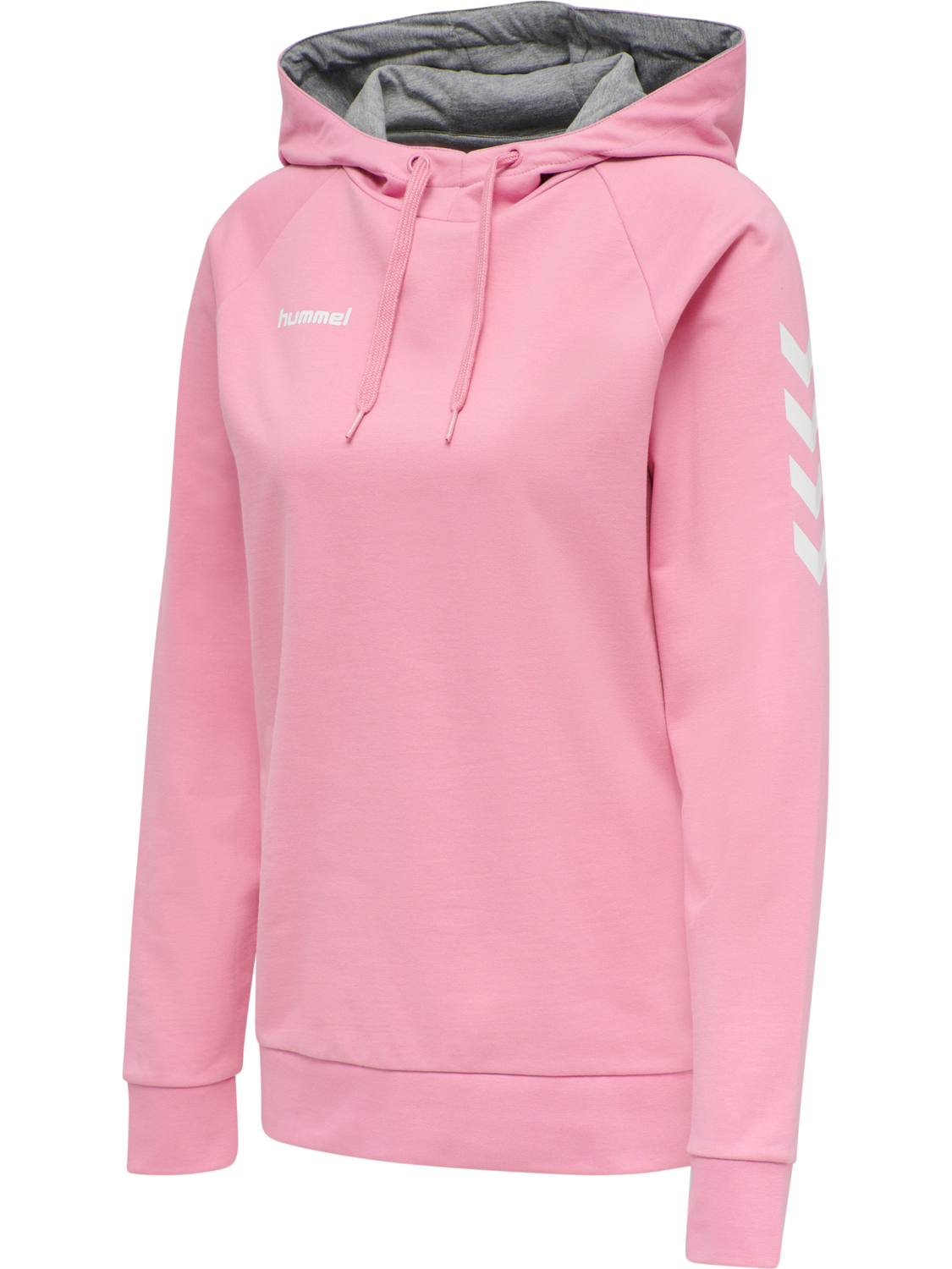 HMLGO COTTON HOODIE WOMAN, COTTON CANDY, packshot