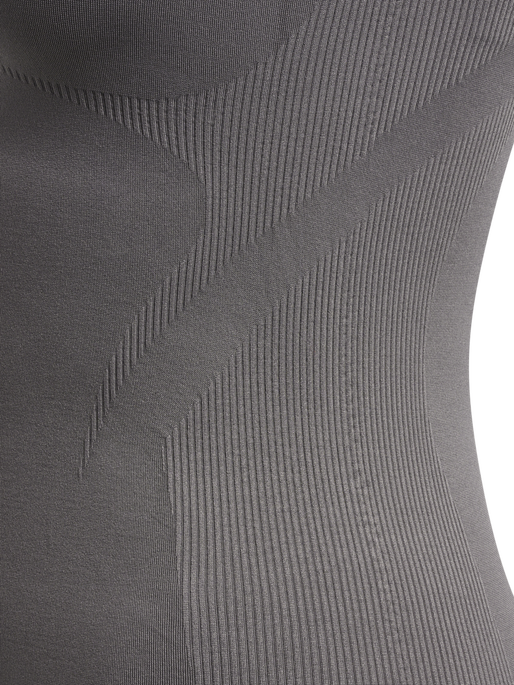 hmlTIF SEAMLESS TOP, CHARCOAL GRAY, packshot