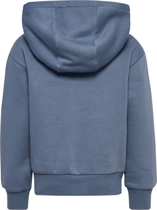 hmlJR LOOSE ZIP HOODIE BEE, FLINT STONE hmlJR LOOSE ZIP HOODIE BEE, FLINT STONE, packshot