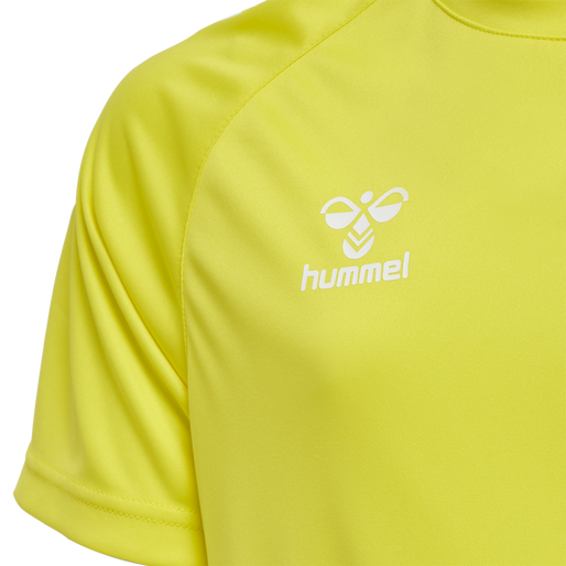hmlCORE XK CORE POLY TEE S/S KIDS, BLAZING YELLOW, packshot