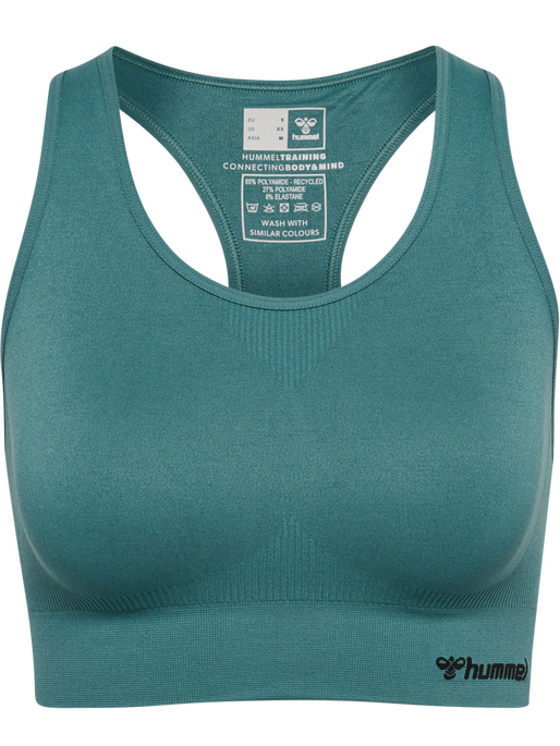 hmlTIF SEAMLESS SPORTS TOP, NORTH ATLANTIC hmlTIF SEAMLESS SPORTS TOP, NORTH ATLANTIC, packshot