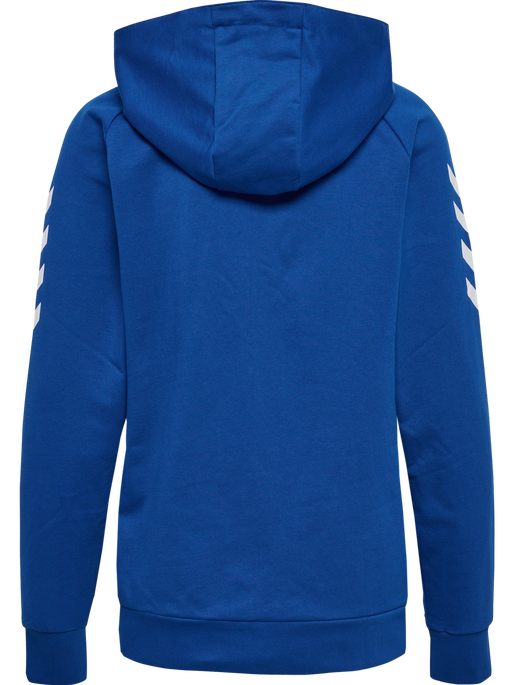HMLGO COTTON ZIP HOODIE WOMAN, TRUE BLUE, packshot
