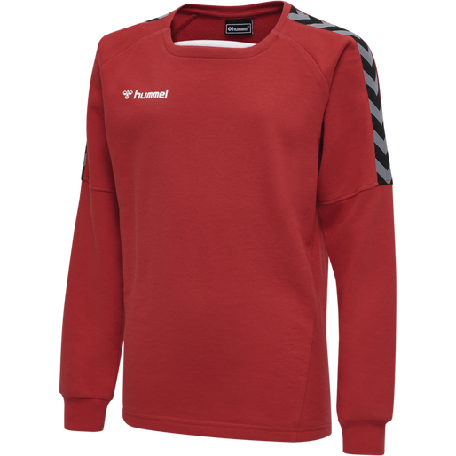 hmlAUTHENTIC KIDS TRAINING SWEAT, TRUE RED hmlAUTHENTIC KIDS TRAINING SWEAT, TRUE RED, packshot