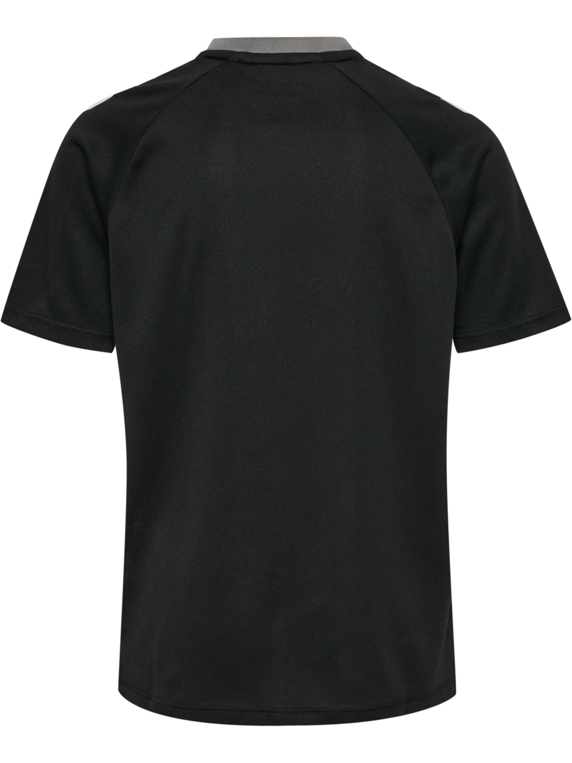 hmlMATCH TRIUMPH JERSEY S/S KIDS, BLACK/STEEL GRAY, packshot