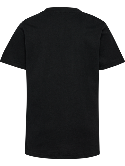 hmlTUKAS T-SHIRT S/S, BLACK, packshot