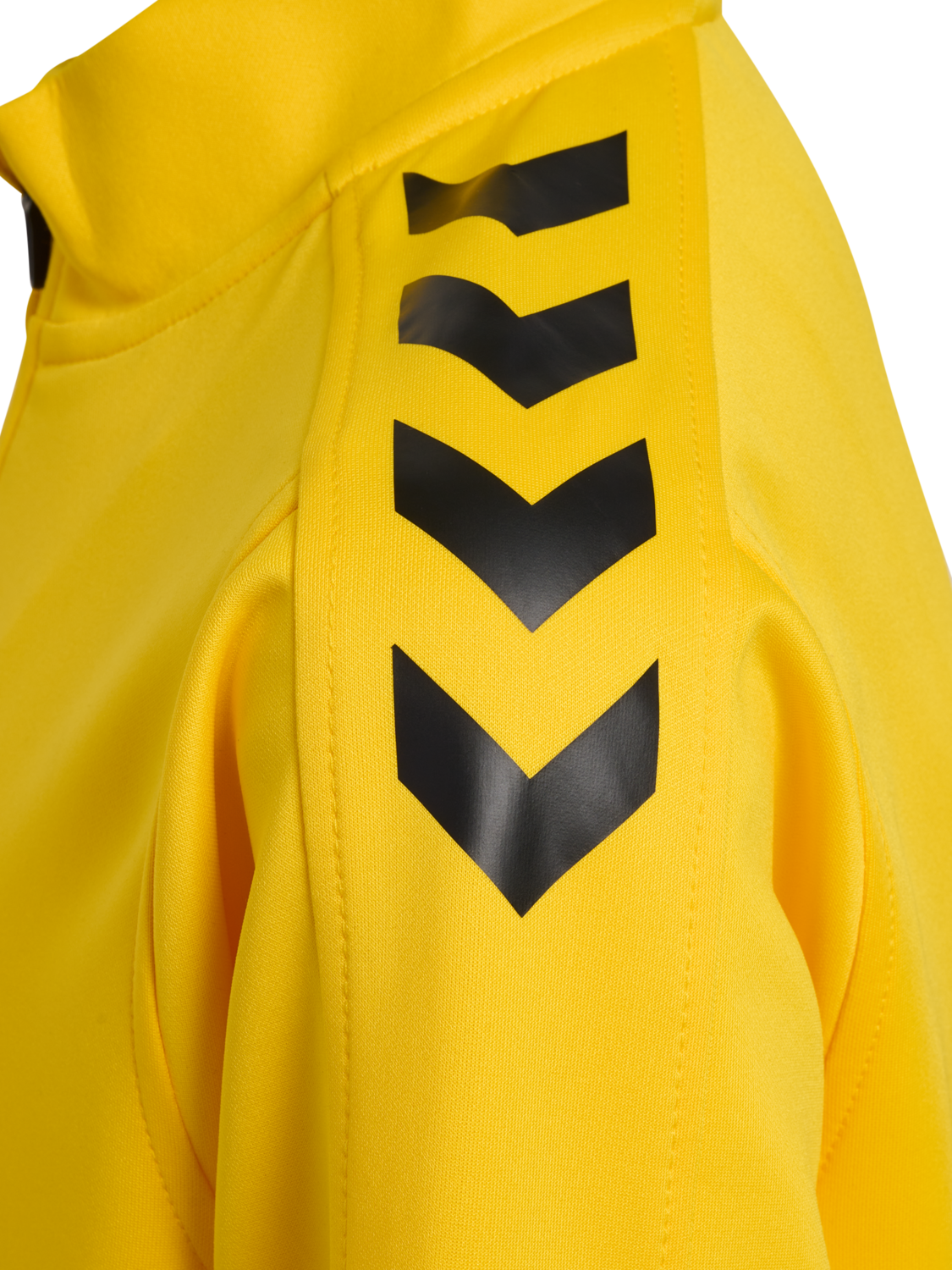 hmlCORE XK HALF ZIP POLY SWEAT KIDS, SPORTS YELLOW, packshot