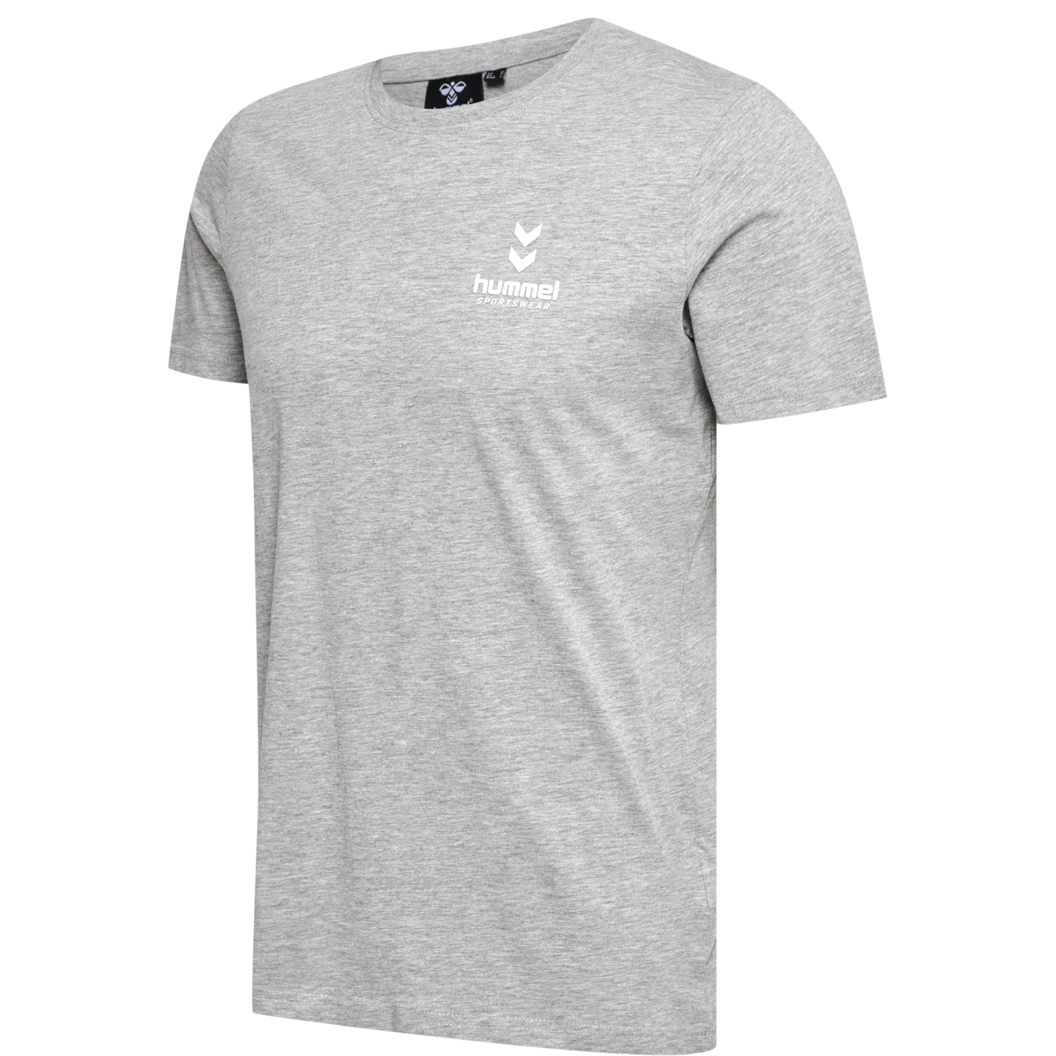 hmlDYLAN T-SHIRT, GREY MELANGE, packshot