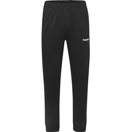 HMLGO COTTON PANT, BLACK, packshot