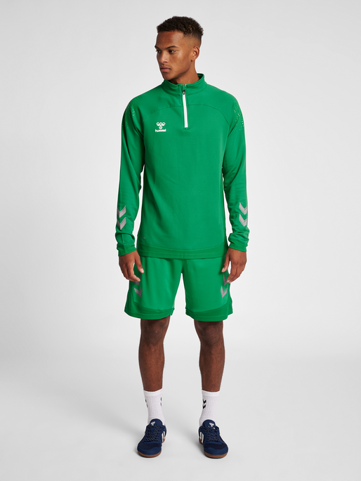 hmlLEAD HALF ZIP, JELLY BEAN, model