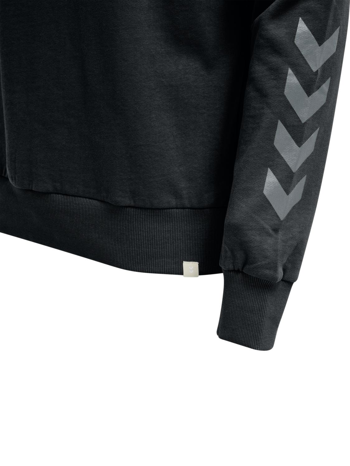 hmlLEGACY CHEVRON SWEATSHIRT, BLACK, packshot