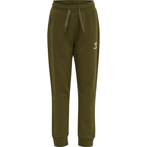 hmlON PANTS, DARK OLIVE, packshot