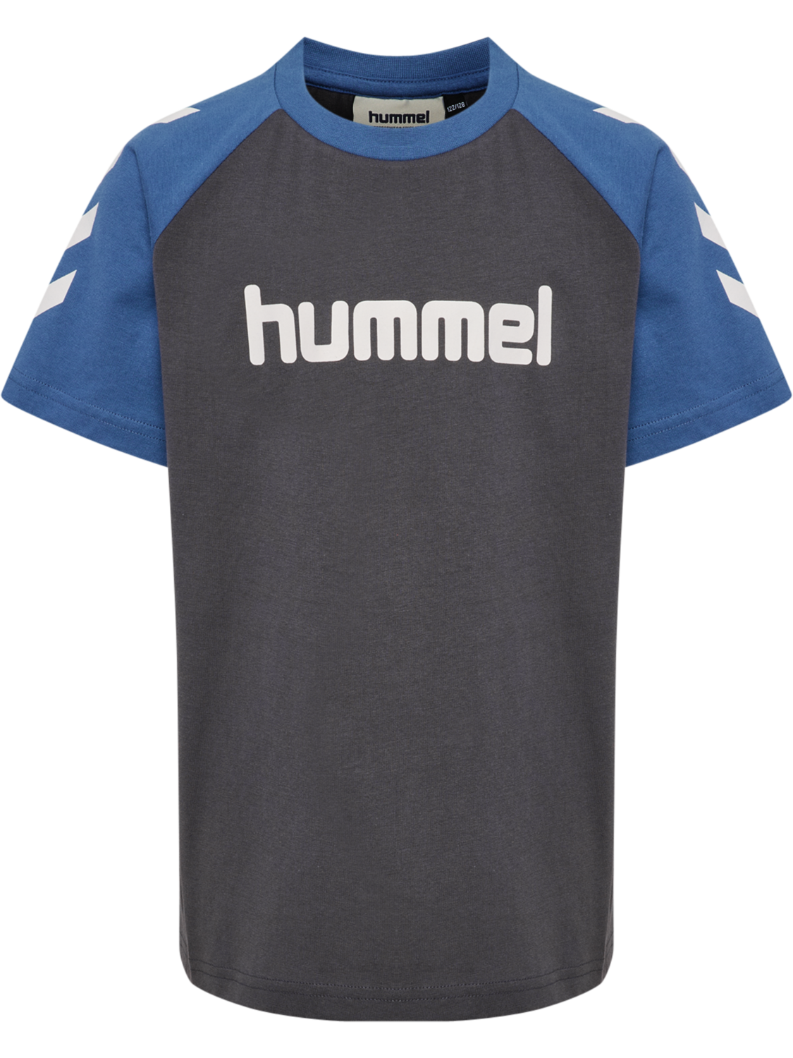 hmlJR LOGO T-SHIRT S/S, EBONY, packshot