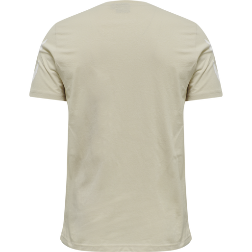 hmlLEGACY CHEVRON T-SHIRT, PUMICE STONE hmlLEGACY CHEVRON T-SHIRT, PUMICE STONE, packshot
