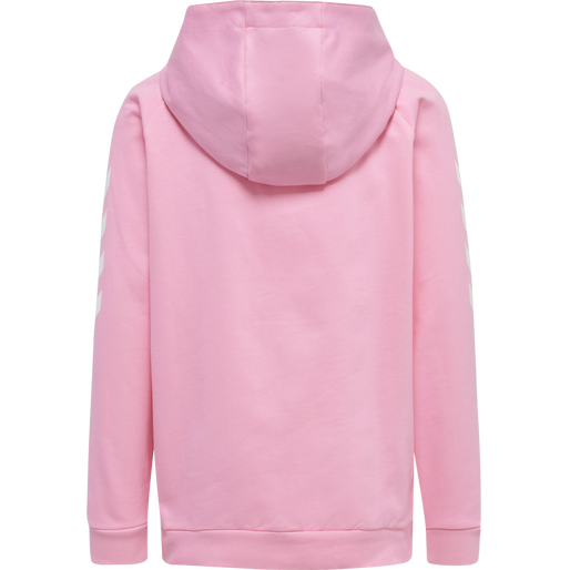 HUMMEL GO KIDS COTTON ZIP HOODIE, COTTON CANDY, packshot