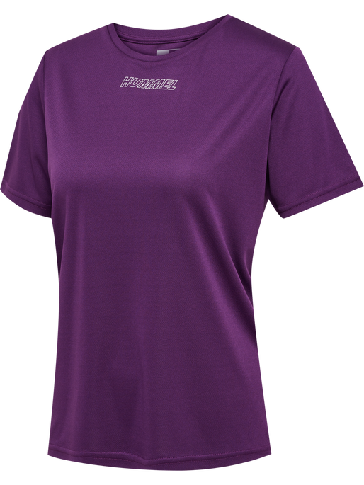 hmlTE TOLA T-SHIRT, IMPERIAL PURPLE, packshot