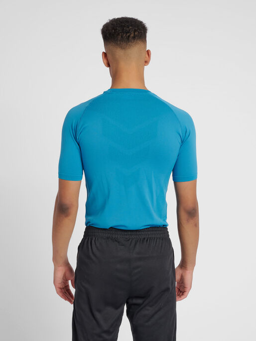hmlAUTHENTIC PRO SEAMLESS JERSEY S/S, CELESTIAL, model