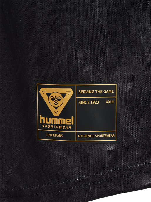 hmlJR LOOSE BAY SOCCER JERSEY L/S, BLACK, packshot