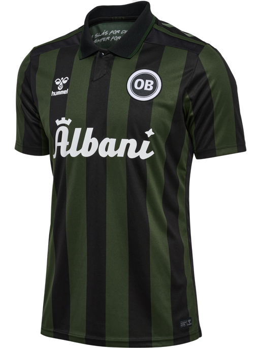 OB 24/25 AWAY JERSEY SS, BLACK, packshot