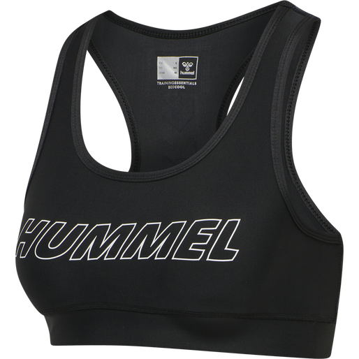 hmlTE TOLA 2-PACK SPORTS BRA, BLACK/MARINA, packshot