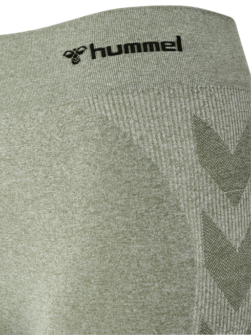 hmlCI SEAMLESS MID WAIST TIGHTS, SEAGRASS MELANGE, packshot