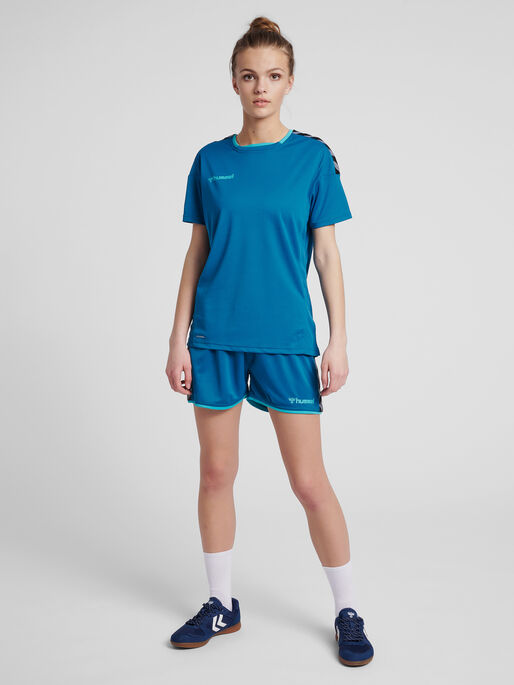 hmlAUTHENTIC POLY JERSEY WOMAN S/S, CELESTIAL, model