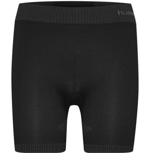 HUMMEL FIRST SEAMLESS SHORT TIGHTS WOMEN, BLACK HUMMEL FIRST SEAMLESS SHORT TIGHTS WOMEN, BLACK, packshot