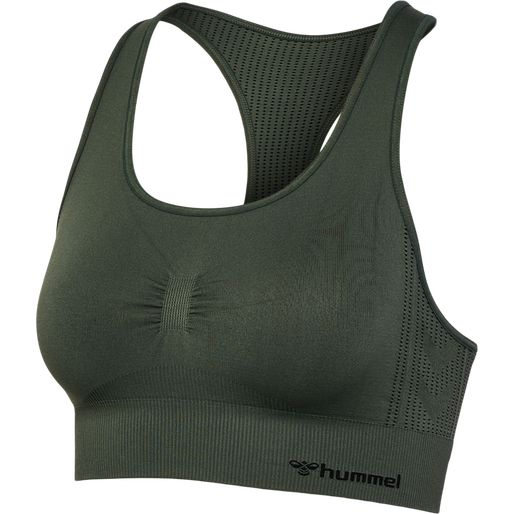 hmlMT SHAPING SEAMLESS SPORTS TOP, CLIMBING IVY, packshot
