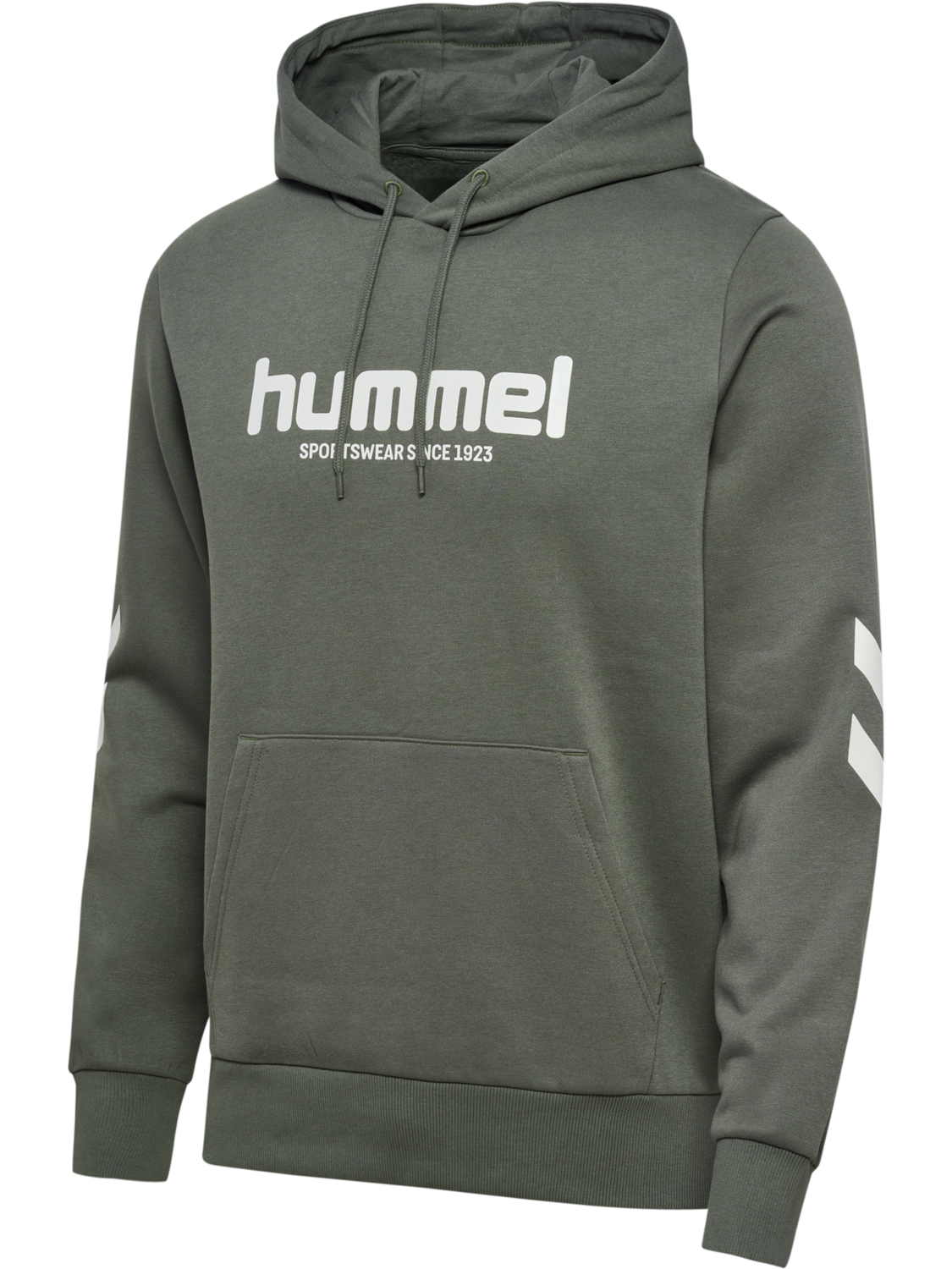 hmlLEGACY 2.0 HOODIE, CASTOR GRAY, packshot