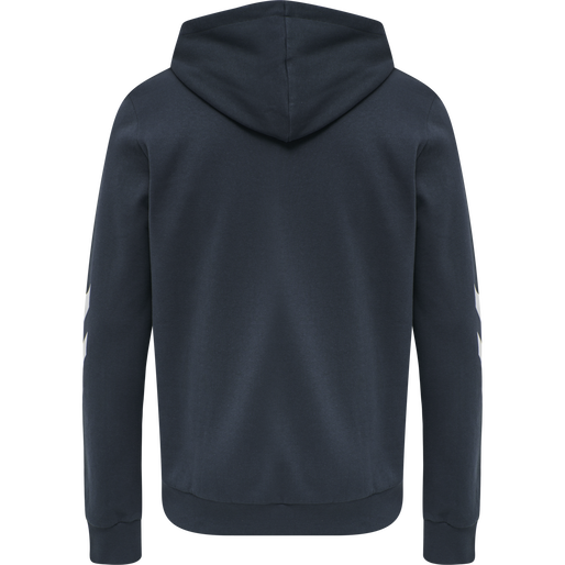 hmlLEGACY ZIP HOODIE PLUS, BLUE NIGHTS, packshot