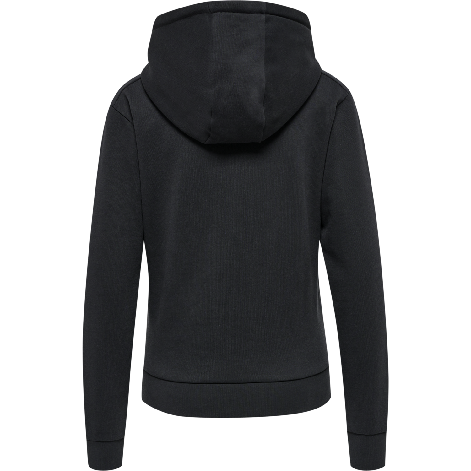 hmlOFFGRID HOODIE WO, JET BLACK/FORGED IRON, packshot