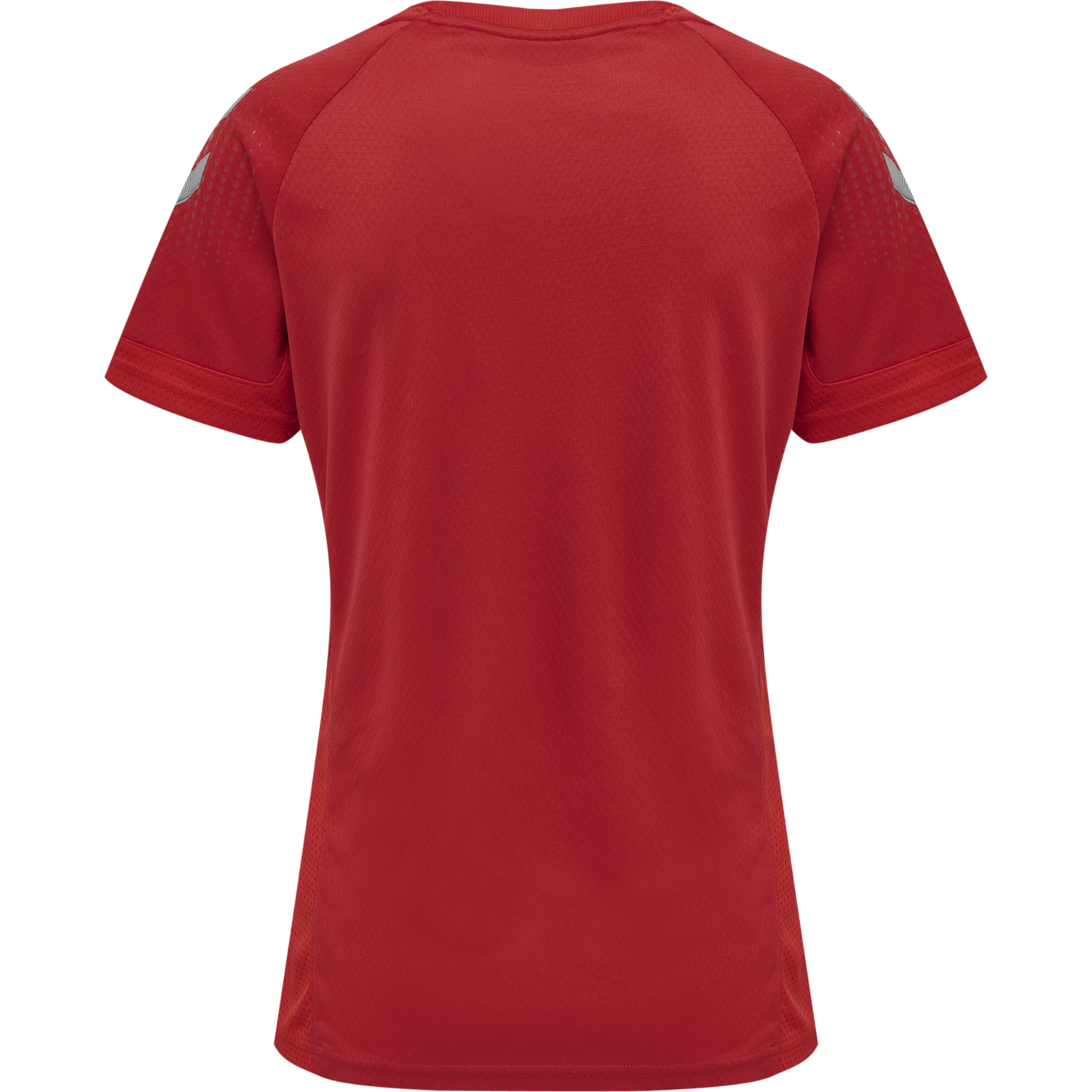 hmlLEAD WOMENS S/S POLY JERSEY, TRUE RED, packshot