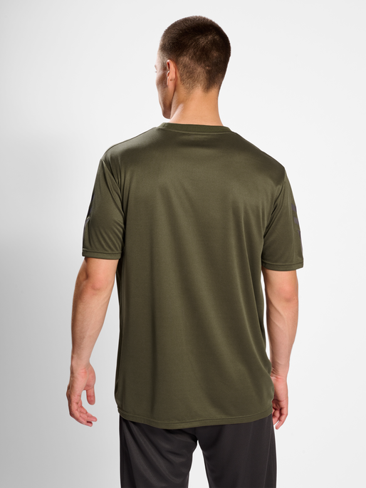 hummel ACTIVE PL JERSEY S/S - OLIVE NIGHT | hummelsport.de 