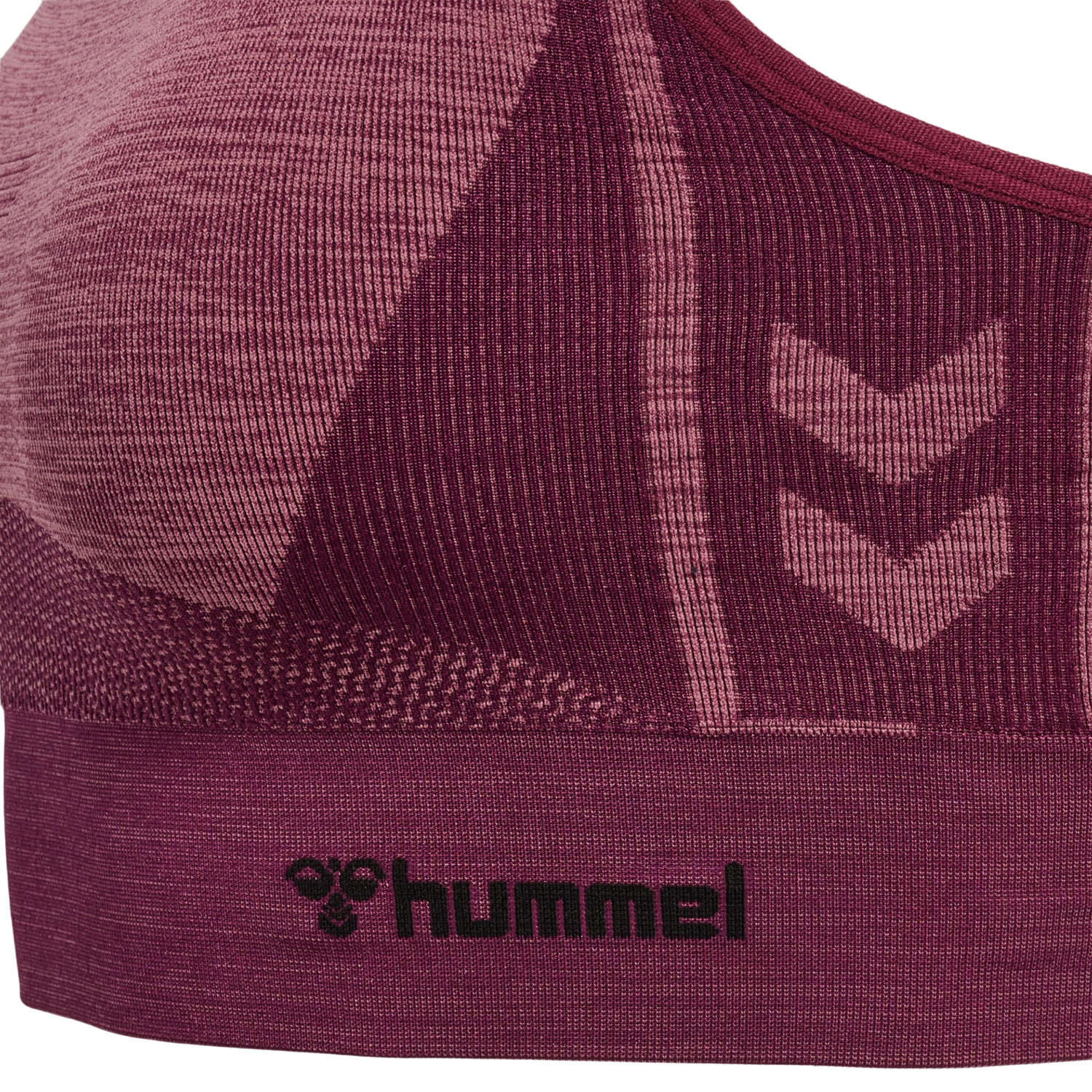 hmlCLEA SEAMLESS  SPORTS TOP, GRAPE WINE/CRUSHED BERRY MEL, packshot