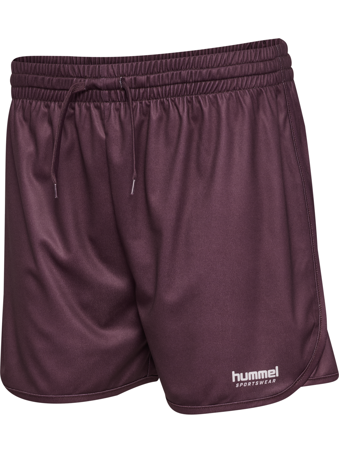 hmlPOLY W FB SHORTS, VINEYARD WINE, packshot