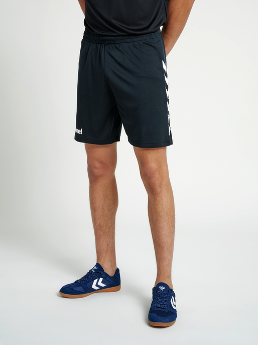CORE POLY SHORTS, BLACK PR, model