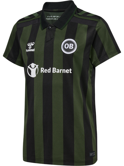 OB 24/25 AWAY JERSEY SS KIDS, BLACK PR OB 24/25 AWAY JERSEY SS KIDS, BLACK PR, packshot