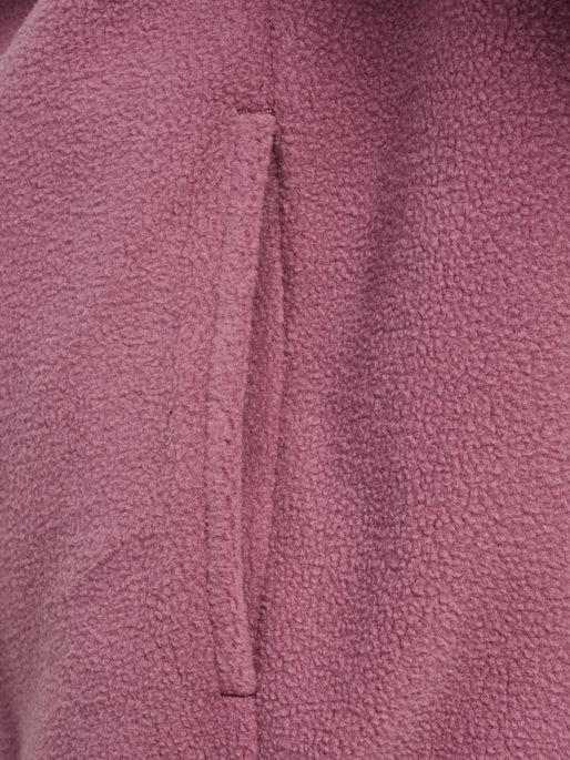 hmlJR FLEECE ZIP JACKET, DUSKY ORCHID, packshot