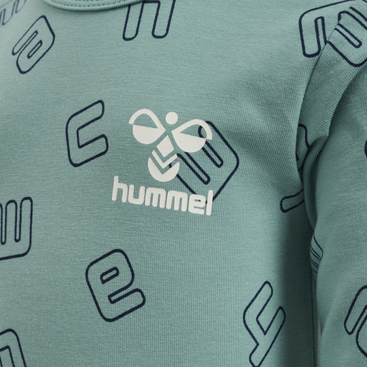 hmlATHENS BODY L/S, MINERAL BLUE, packshot