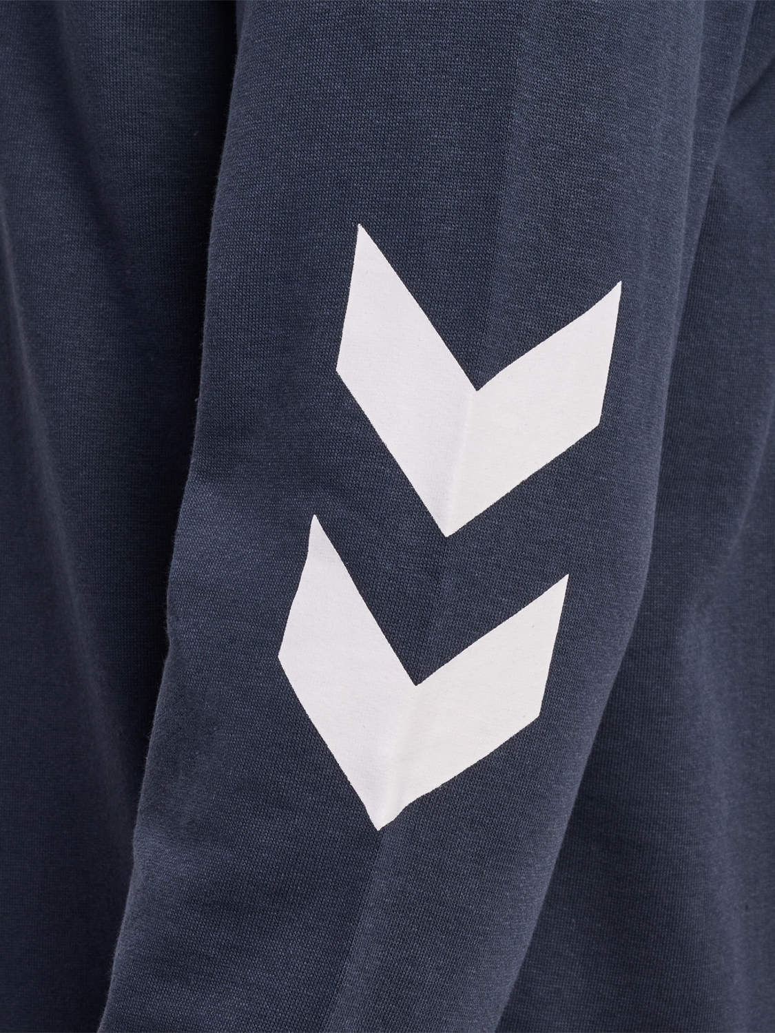 hmlLEGACY LOGO HOODIE, BLUE NIGHTS, packshot