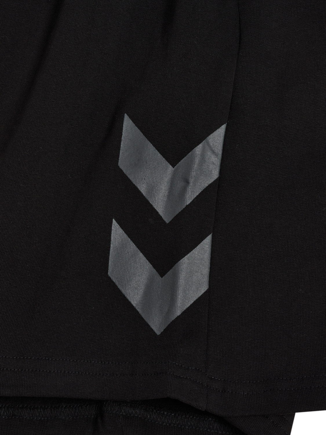 hmlLEGACY HOODIE + SHORTS SET, BLACK, packshot