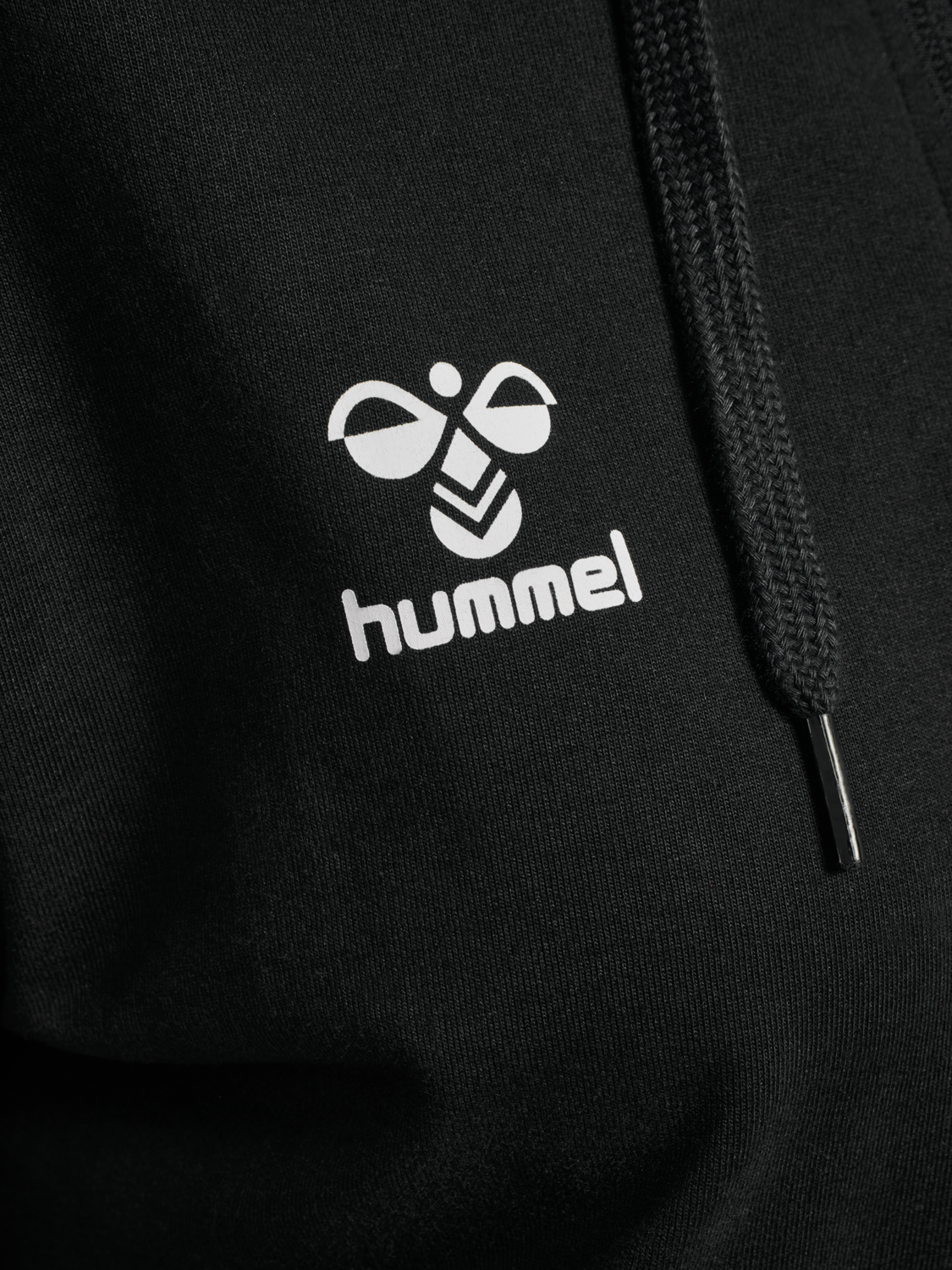 hmlGO 2.0 CHEVRON ZIP HOODIE WOMAN, BLACK, packshot