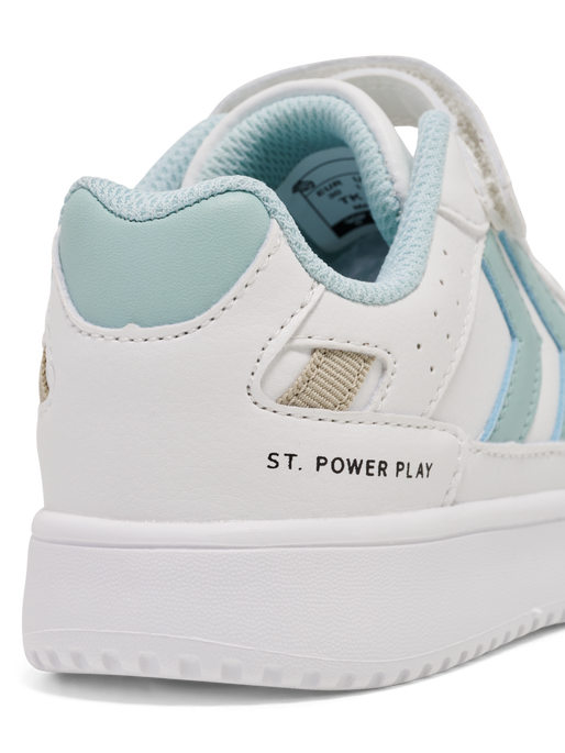 ST. POWER PLAY JR, WHITE/TURQUOISE, packshot