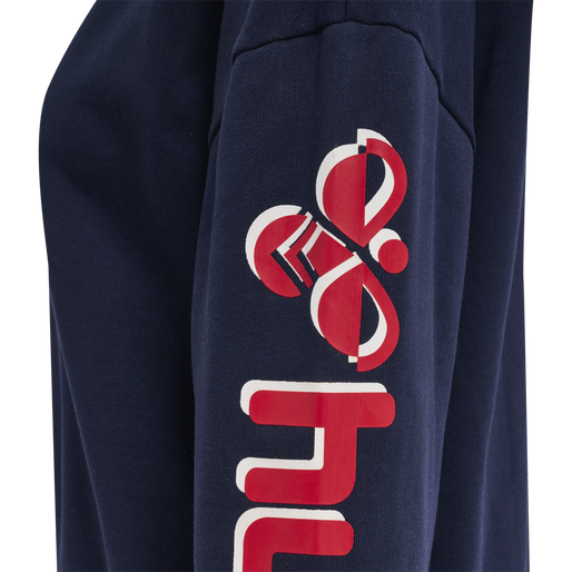 hmlIC KIM SWEATSHIRT, PEACOAT, packshot