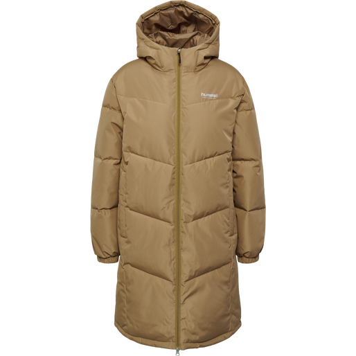 hmlLGC MIA LONG PUFF COAT, TIGERS EYE hmlLGC MIA LONG PUFF COAT, TIGERS EYE, packshot