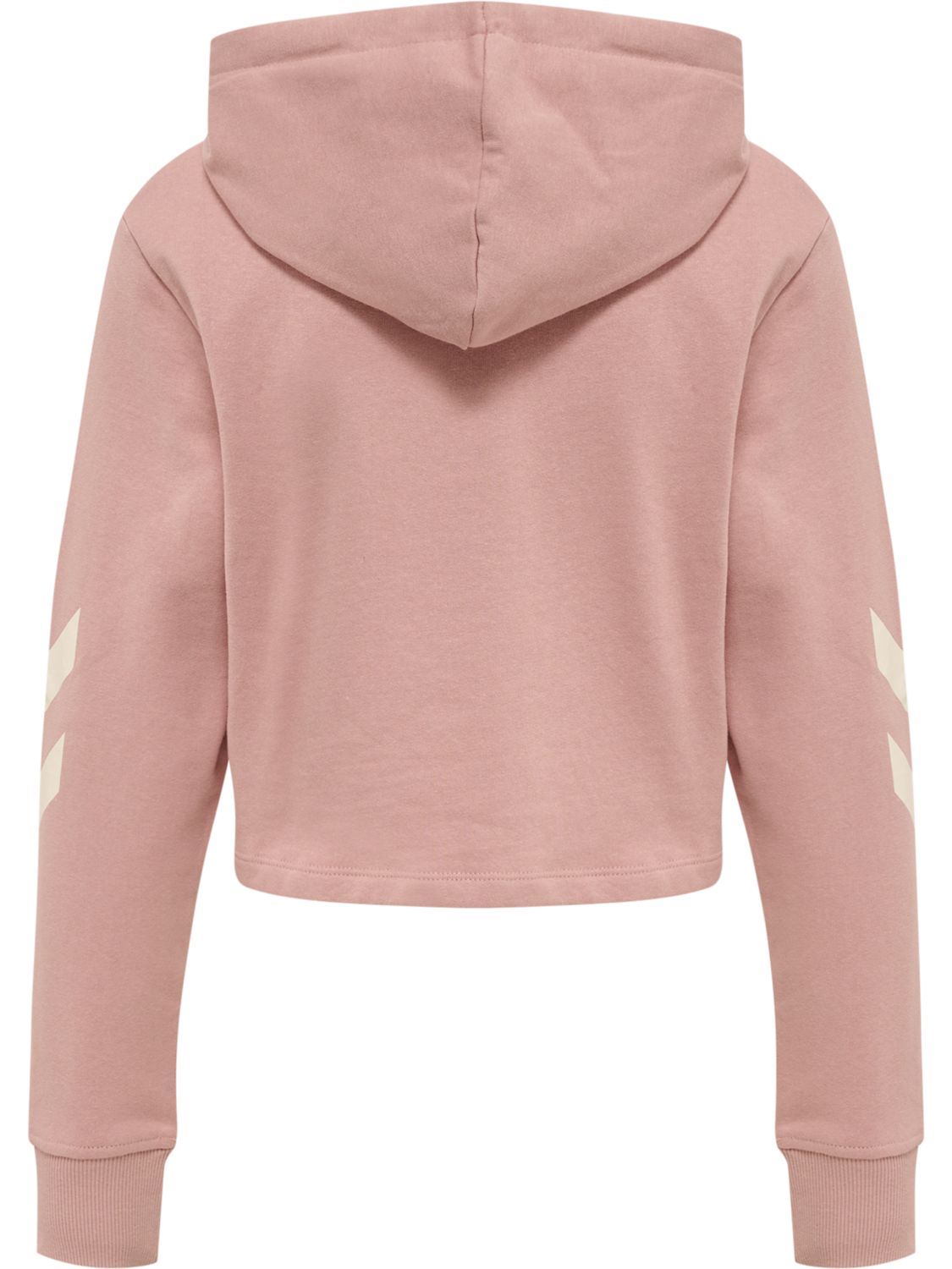 hmlLEGACY WOMAN CROPPED HOODIE, WOODROSE, packshot