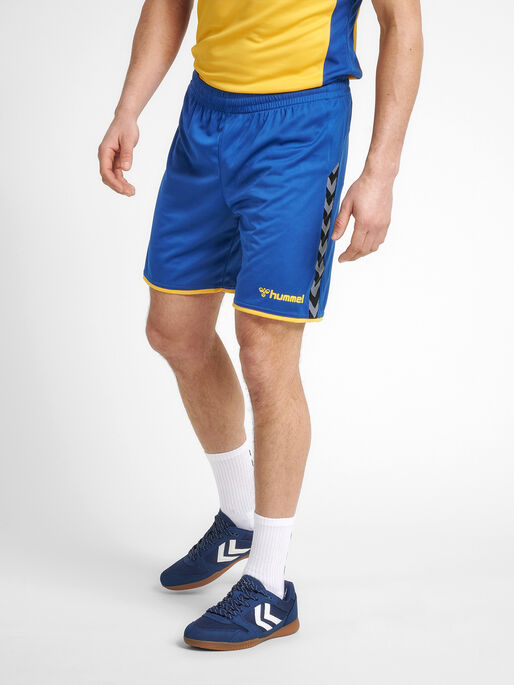 hmlAUTHENTIC POLY SHORTS, TRUE BLUE, model