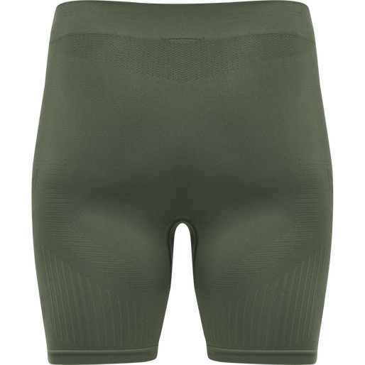 hmlSTROKE SEAMLESS TIGHT SHORTS, THYME, packshot