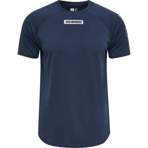 hmlTE TIHALT T-SHIRT, INSIGNIA BLUE, packshot