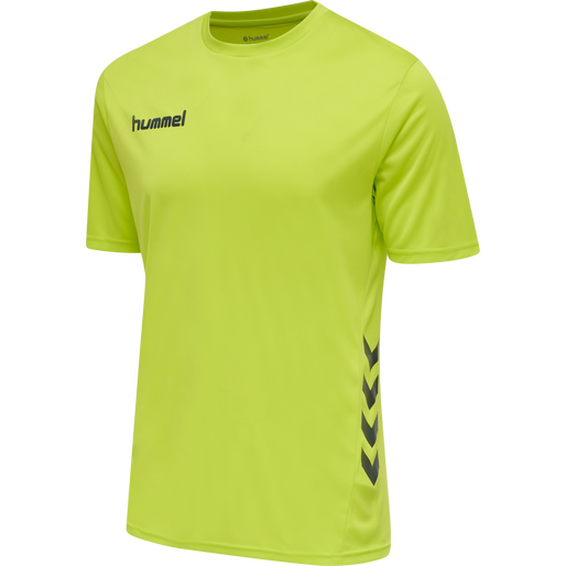 hmlPROMO DUO SET, LIME PUNCH/DARK DENIM, packshot